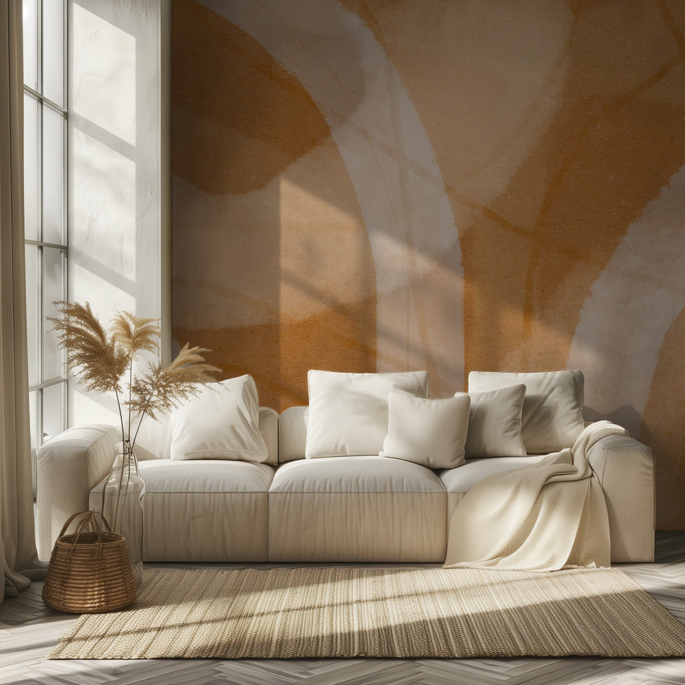 Neutral Abstract Watercolor 0001 | Wallpaper