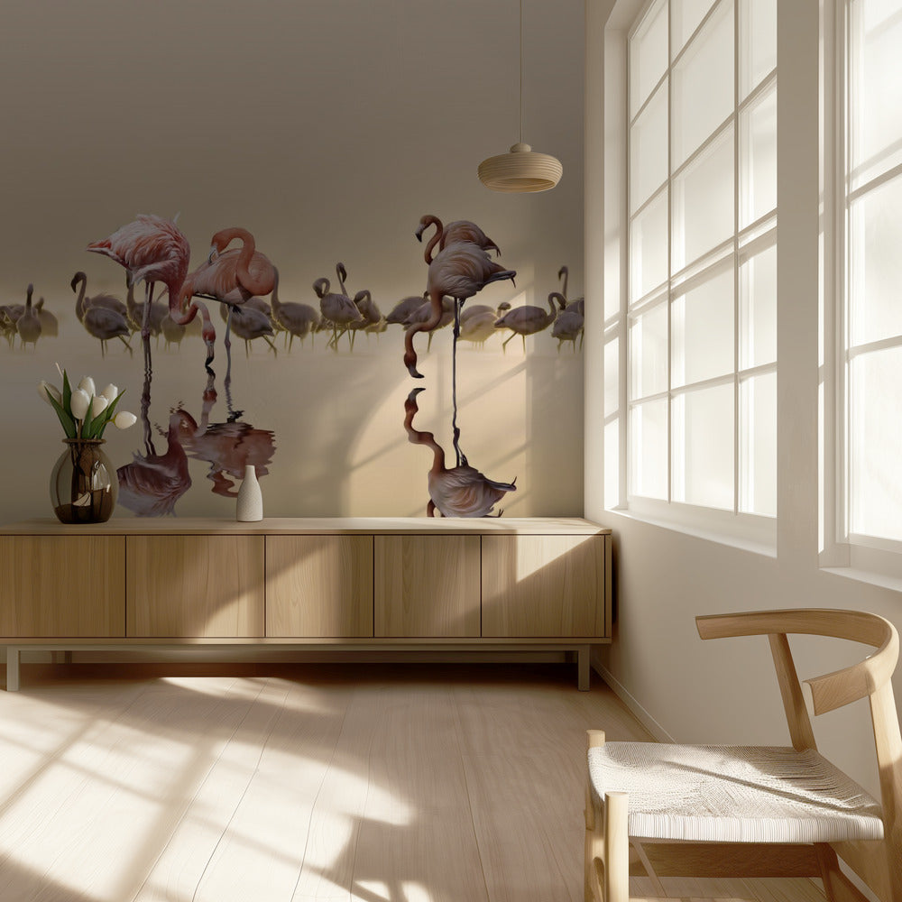 FLAMINGOS | Wallpaper