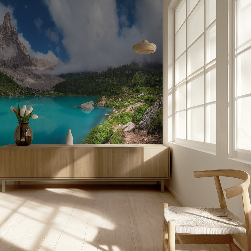 Veneto - Lago di Sorapis Panorama | Wallpaper