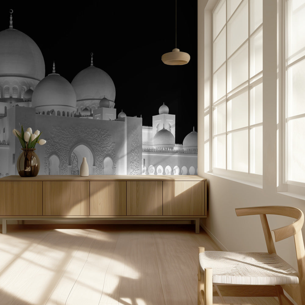 Light of Abu Dhabi Grand Mosque | Wallpaper