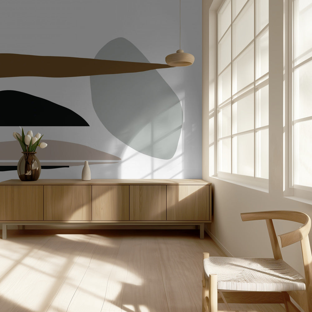 Organic Shapes And Earthy Tones | Wallpaper