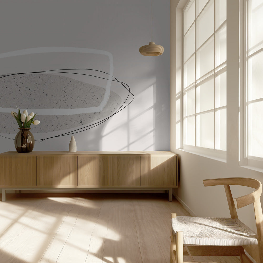 Geometric Shapes And Soft Neutral Tones | Wallpaper