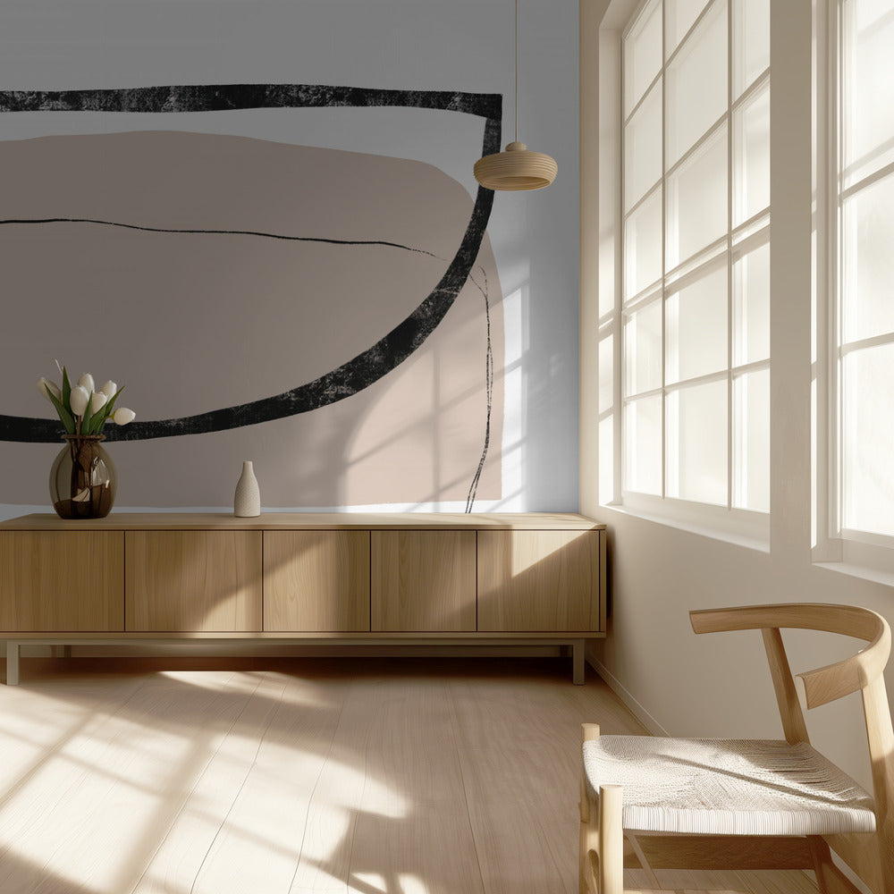 Geometric Shapes And Neutral Tones | Wallpaper