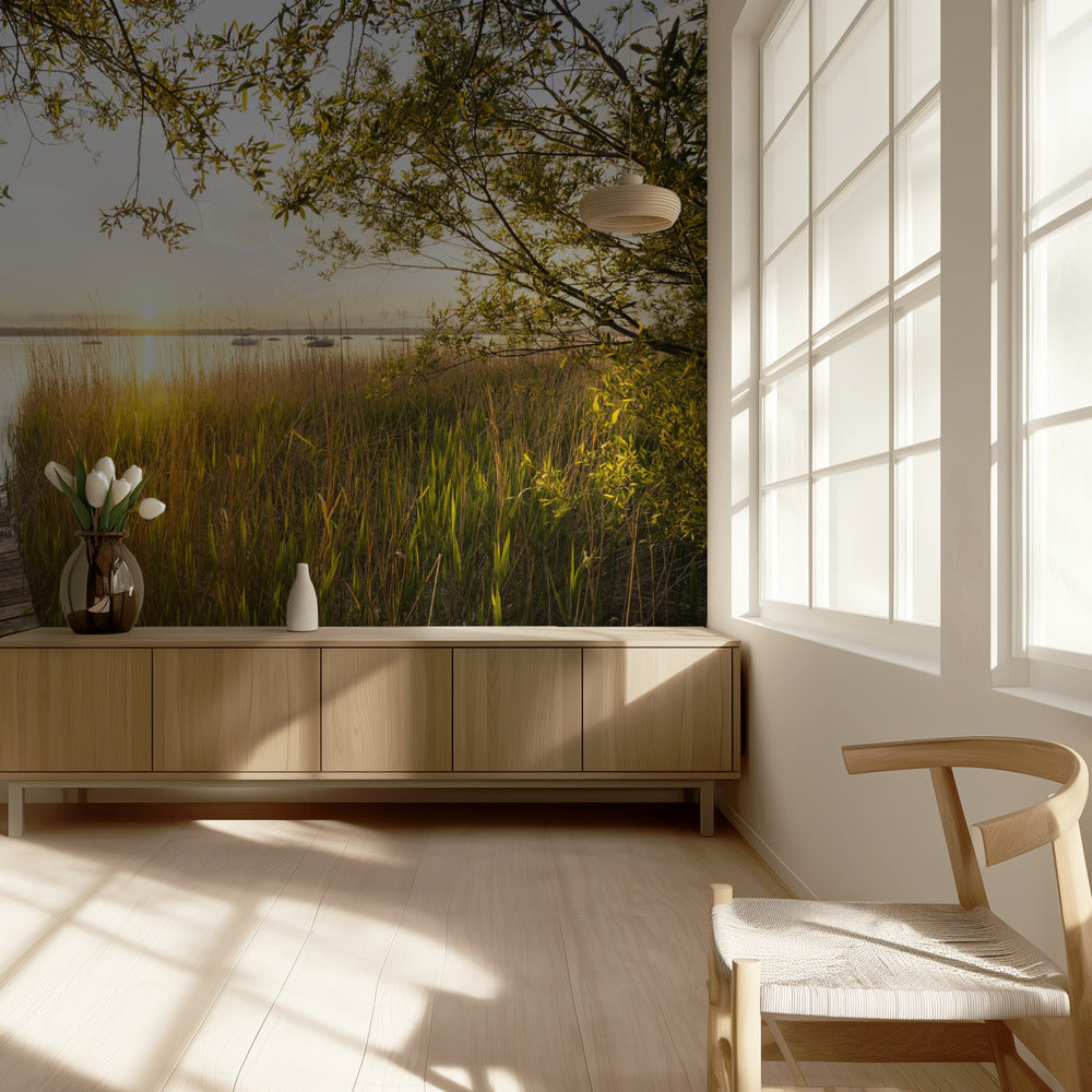 Golden Jetty | Wallpaper