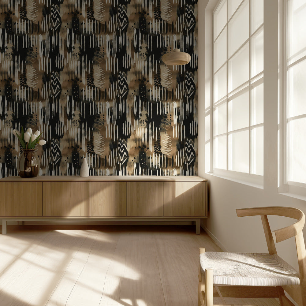 Rhythmic Earth Tones | Wallpaper