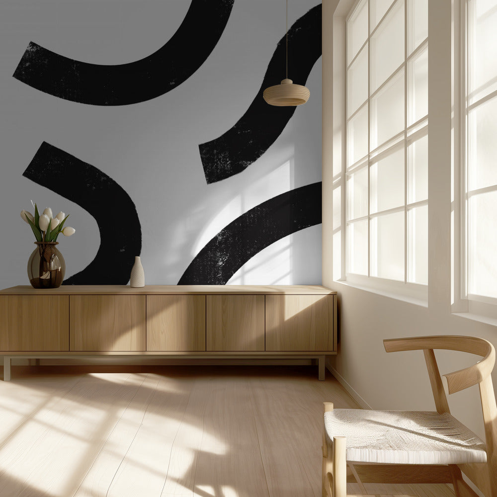 Monochrome Curves | Wallpaper