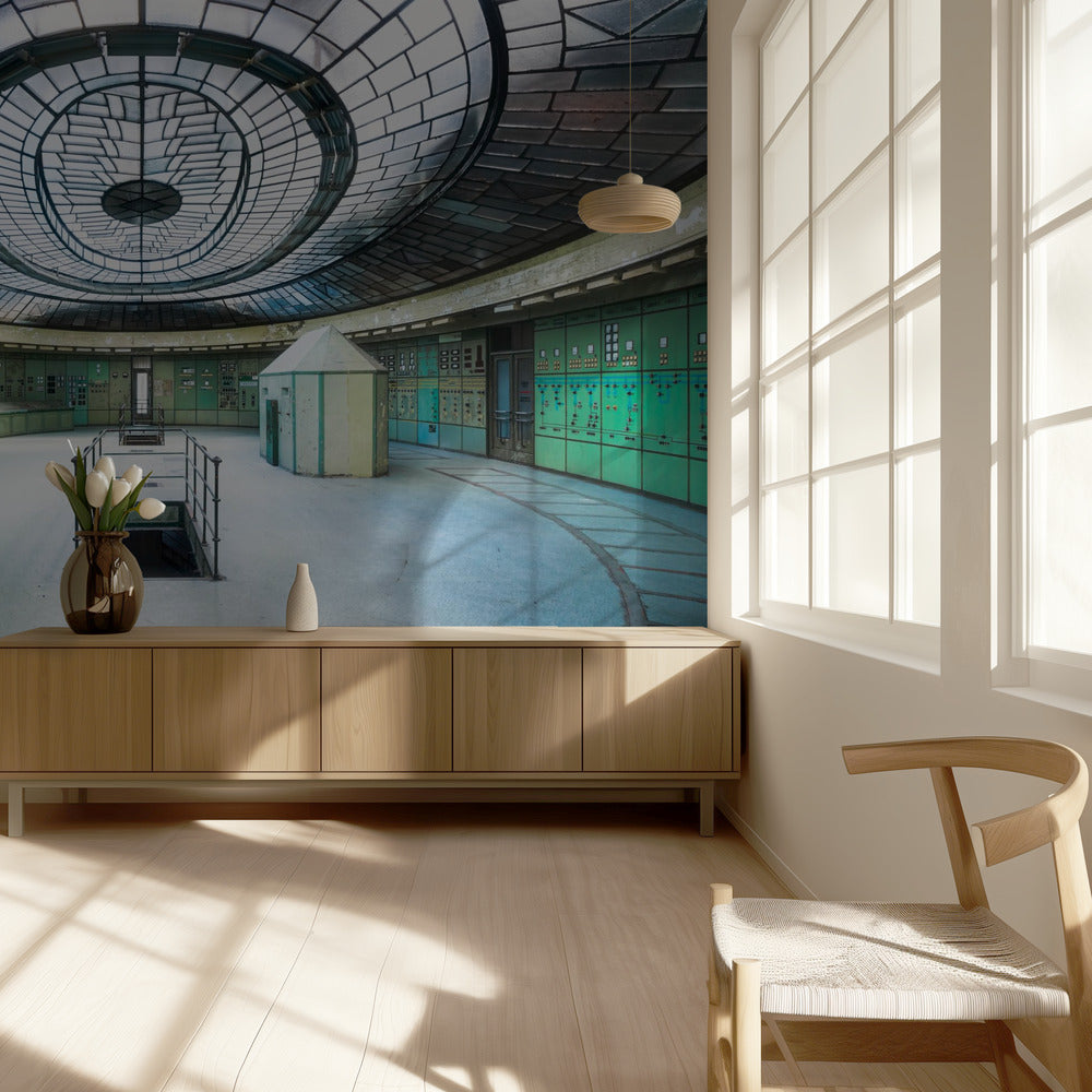Abandoned Art Deco Control Room | Wallpaper