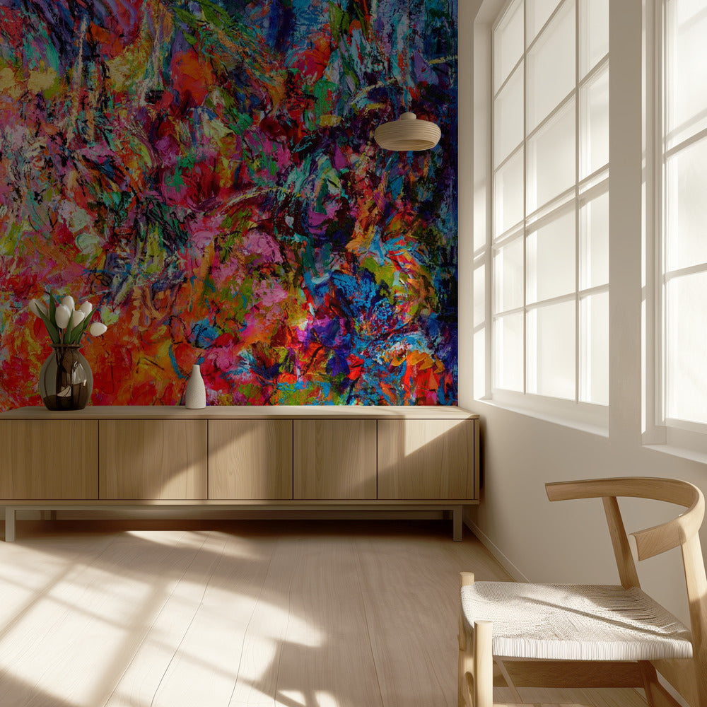 Ethereal Blossom Glow | Wallpaper