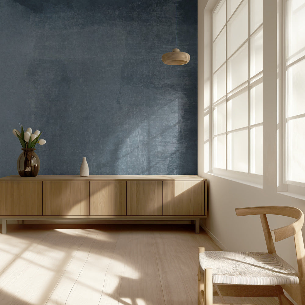 Minimal Abstract Blue 02 | Wallpaper