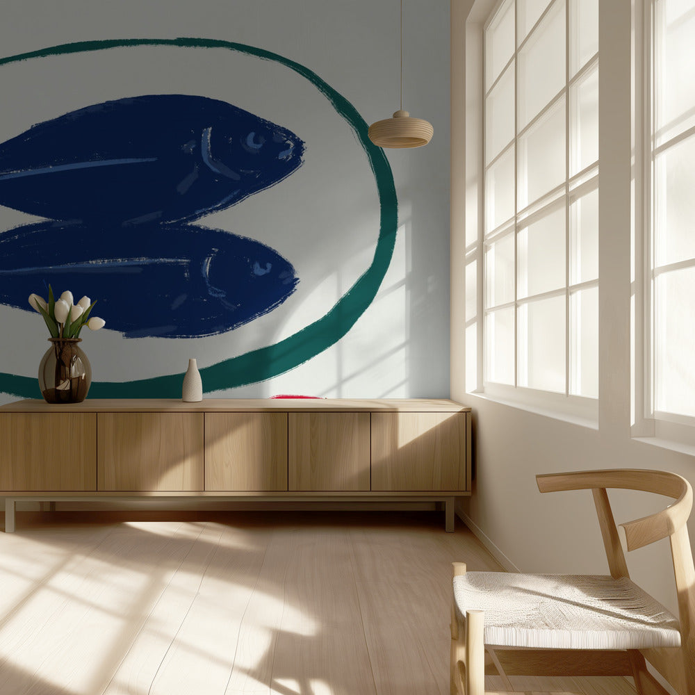 Blue Fish and Spice | Wallpaper