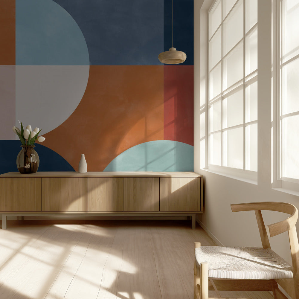 Aesthetic Geometric Shapes | Wallpaper