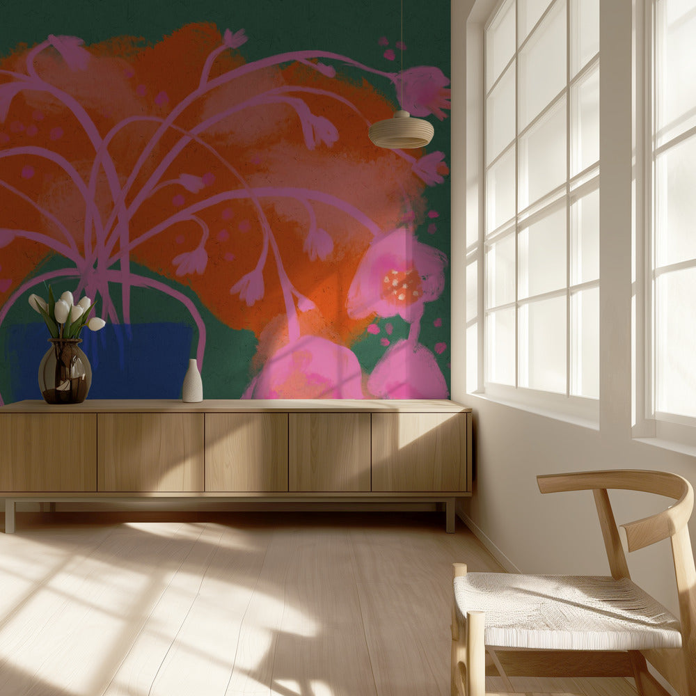 Floral Burst Symphony | Wallpaper