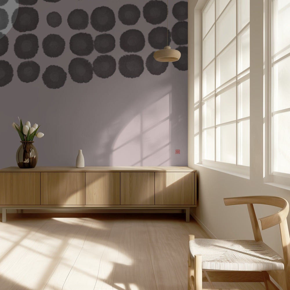 Hidden Moon N°3 | Behind the Clouds | Wallpaper