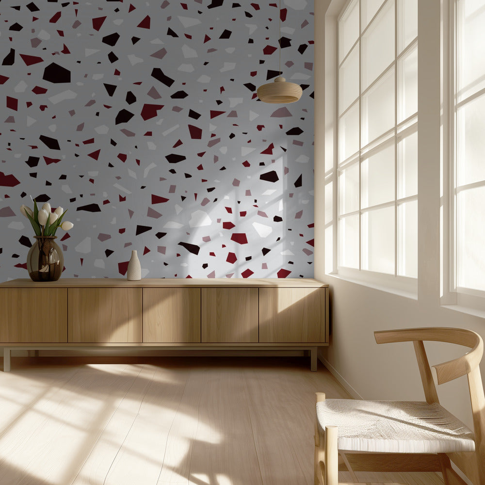 Speckles_Rose Grey | Wallpaper