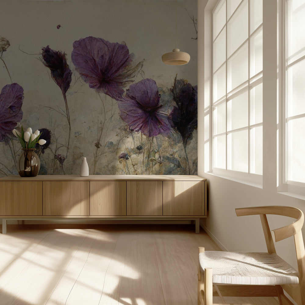 Purple Bloom Whispers | Wallpaper