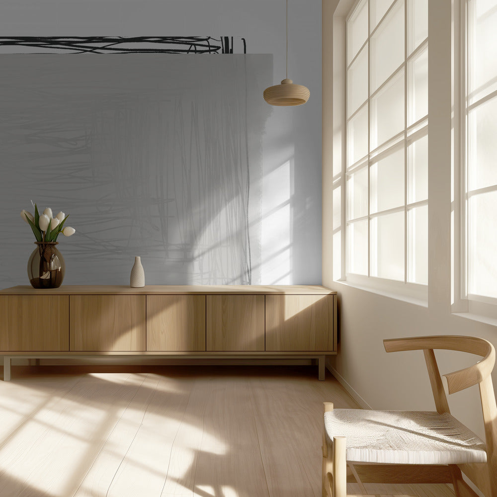 Scribbled Serenity | Wallpaper