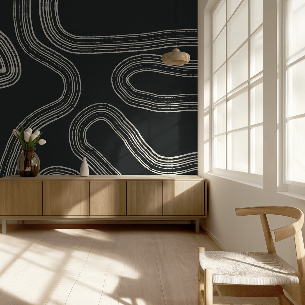 Black and White Line Patterns | Wallpaper