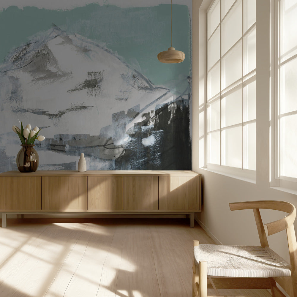 White Mountains Print No2 | Wallpaper