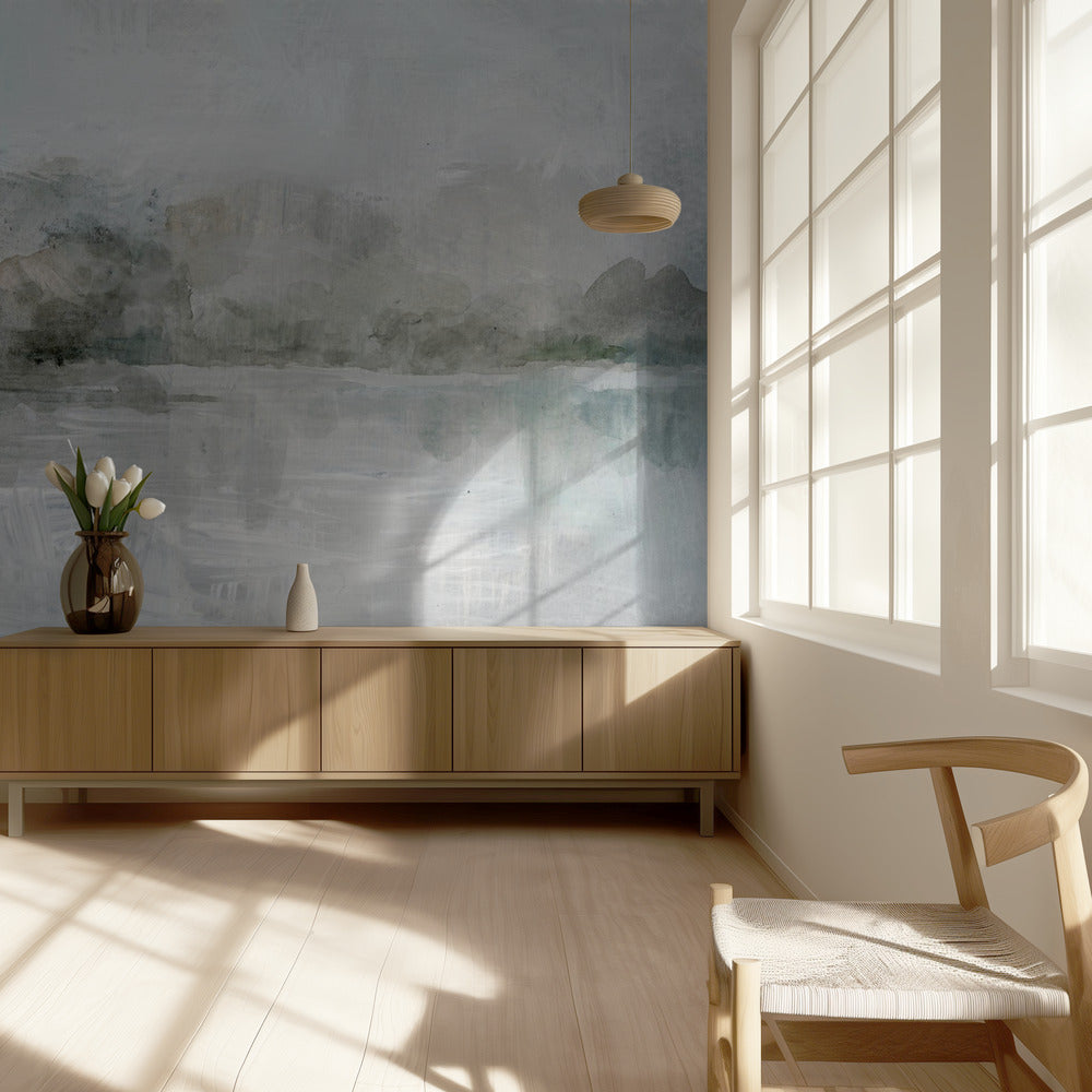 A Tranquil Misty Lake | Wallpaper