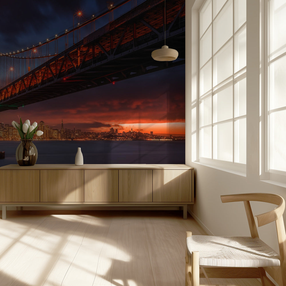 Bay Bridge at Night | Wallpaper