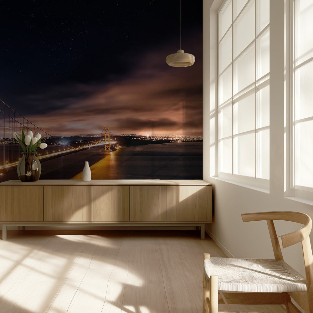 Golden Gate to Stars | Wallpaper