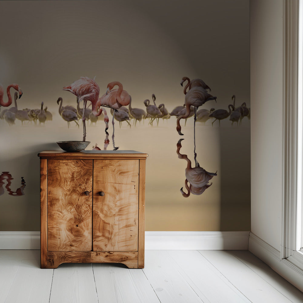 FLAMINGOS | Wallpaper