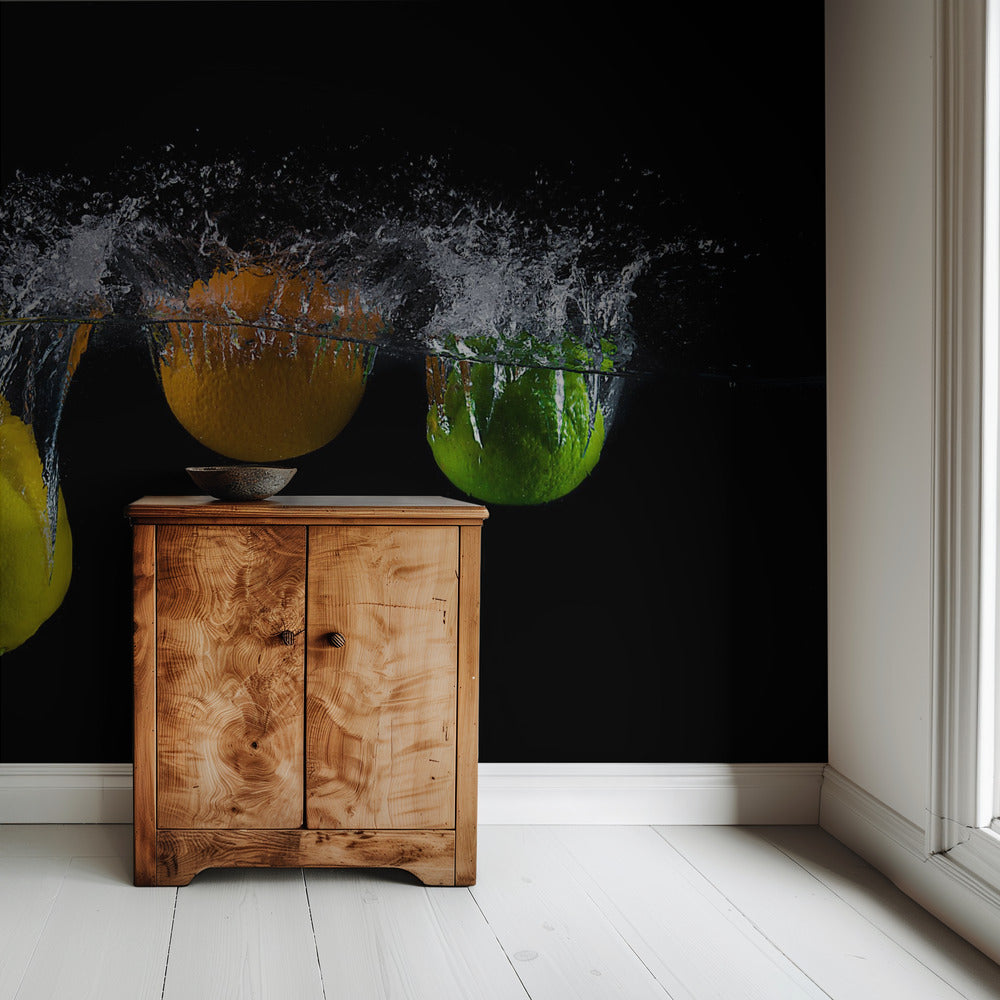 Triple citrus splash | Wallpaper