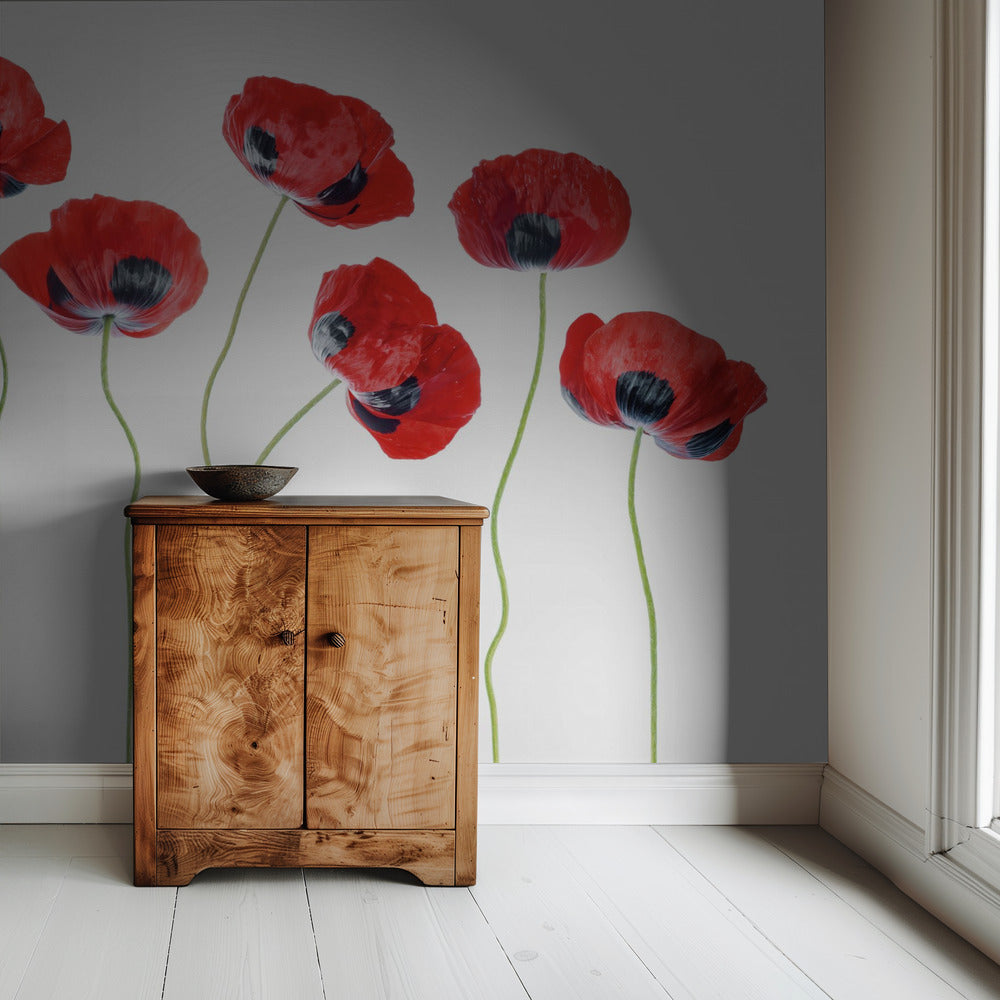 Ladybird Poppies | Wallpaper