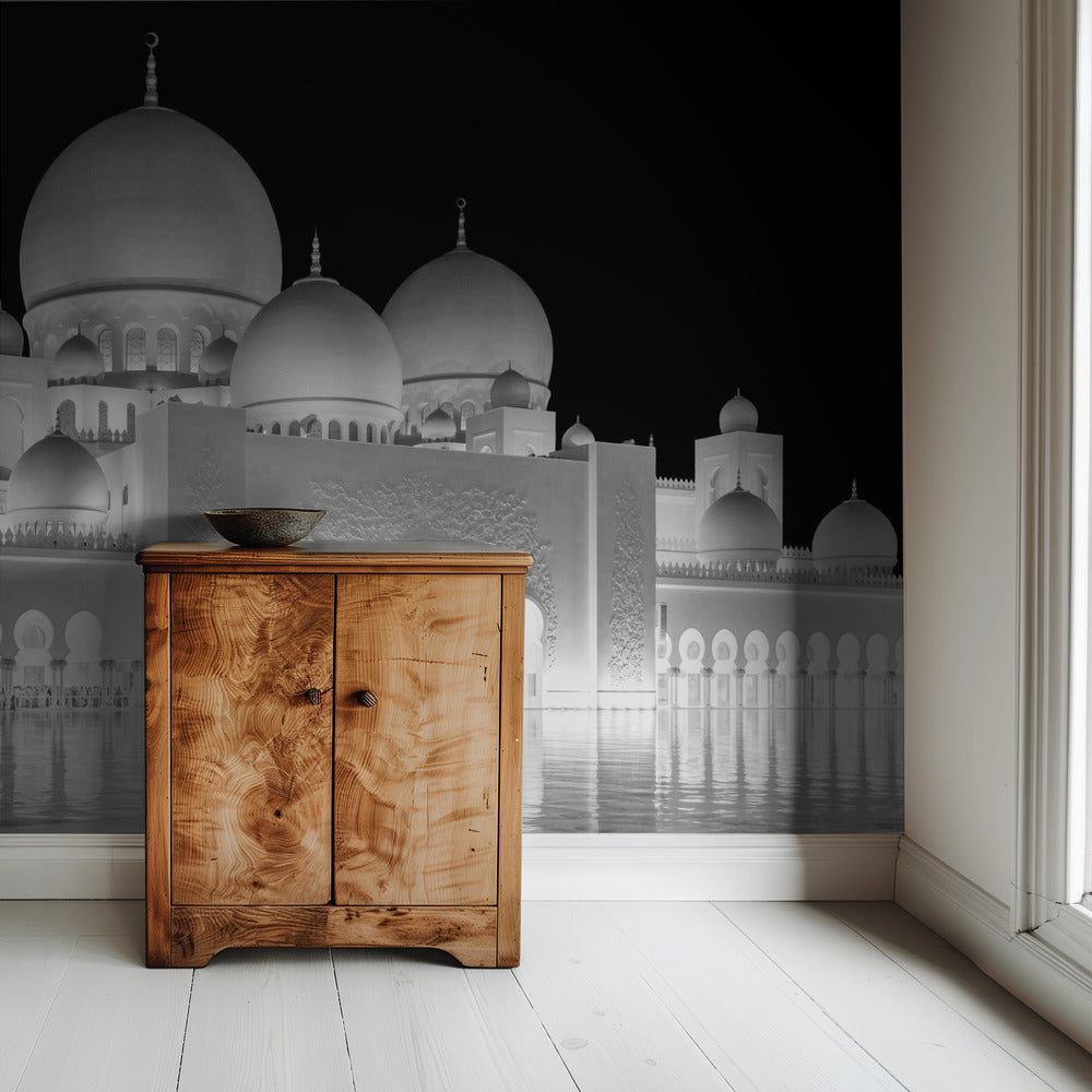 Light of Abu Dhabi Grand Mosque | Wallpaper