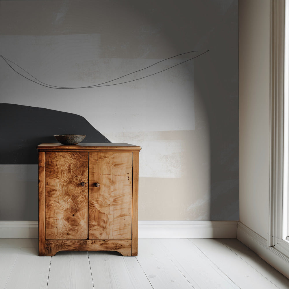 Black Geometric Shapes | Wallpaper