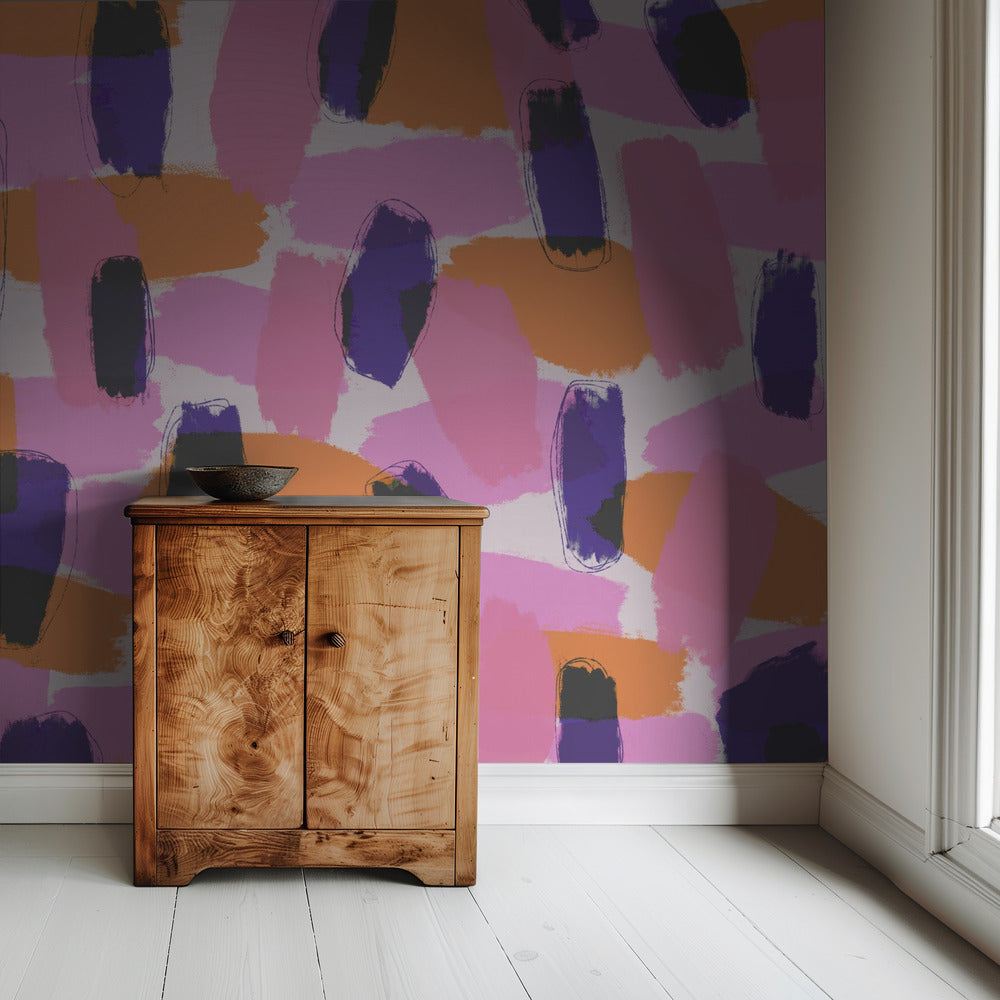 Bold Color Strokes | Wallpaper