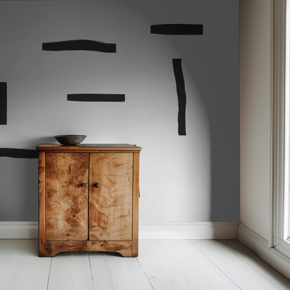 Black Lines On A White Background | Wallpaper