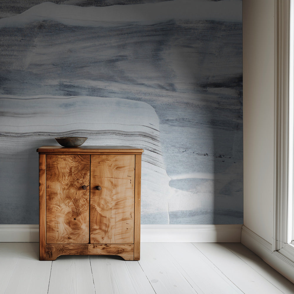 Black And White Brushstrokes | Wallpaper