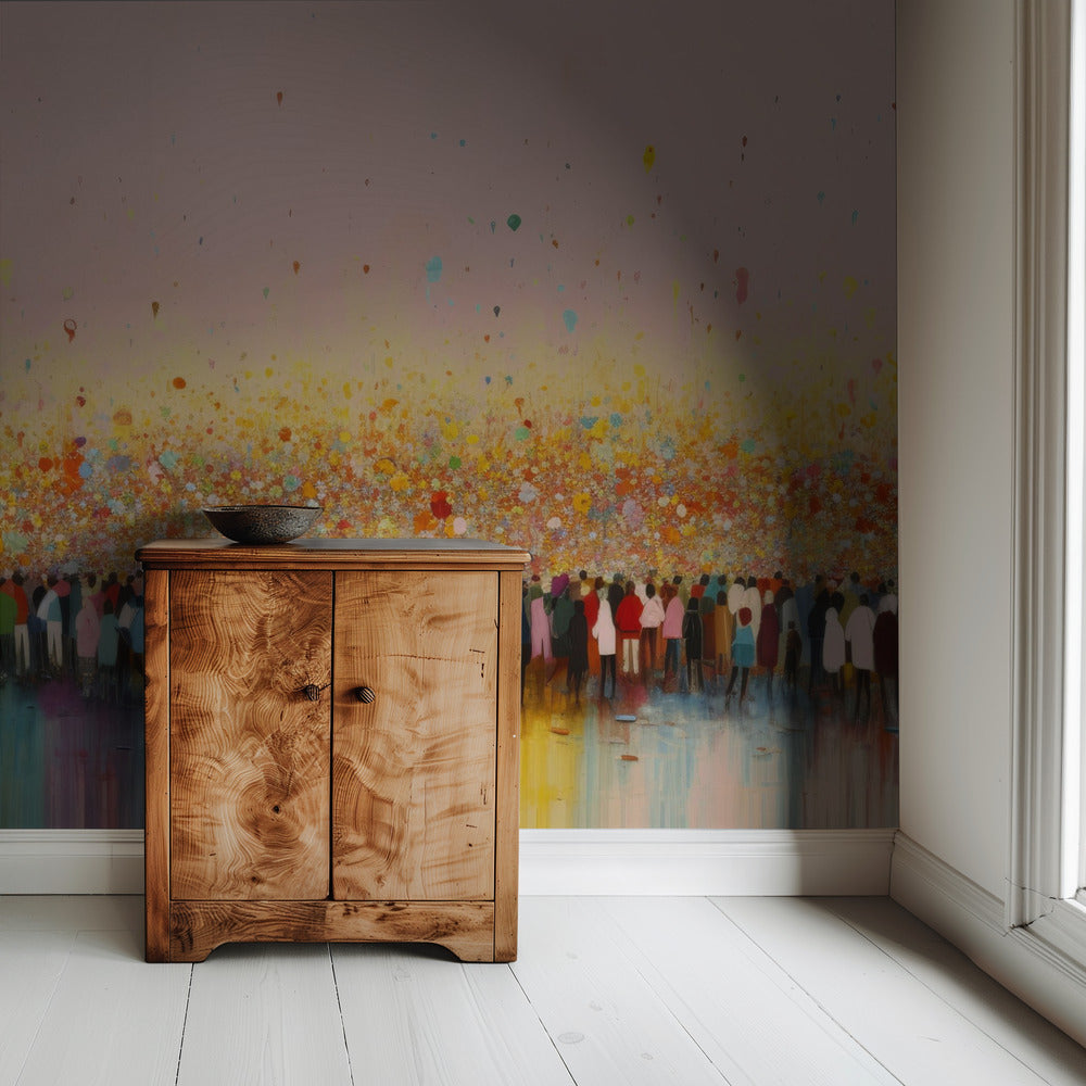 Vibrant Gathering | Wallpaper