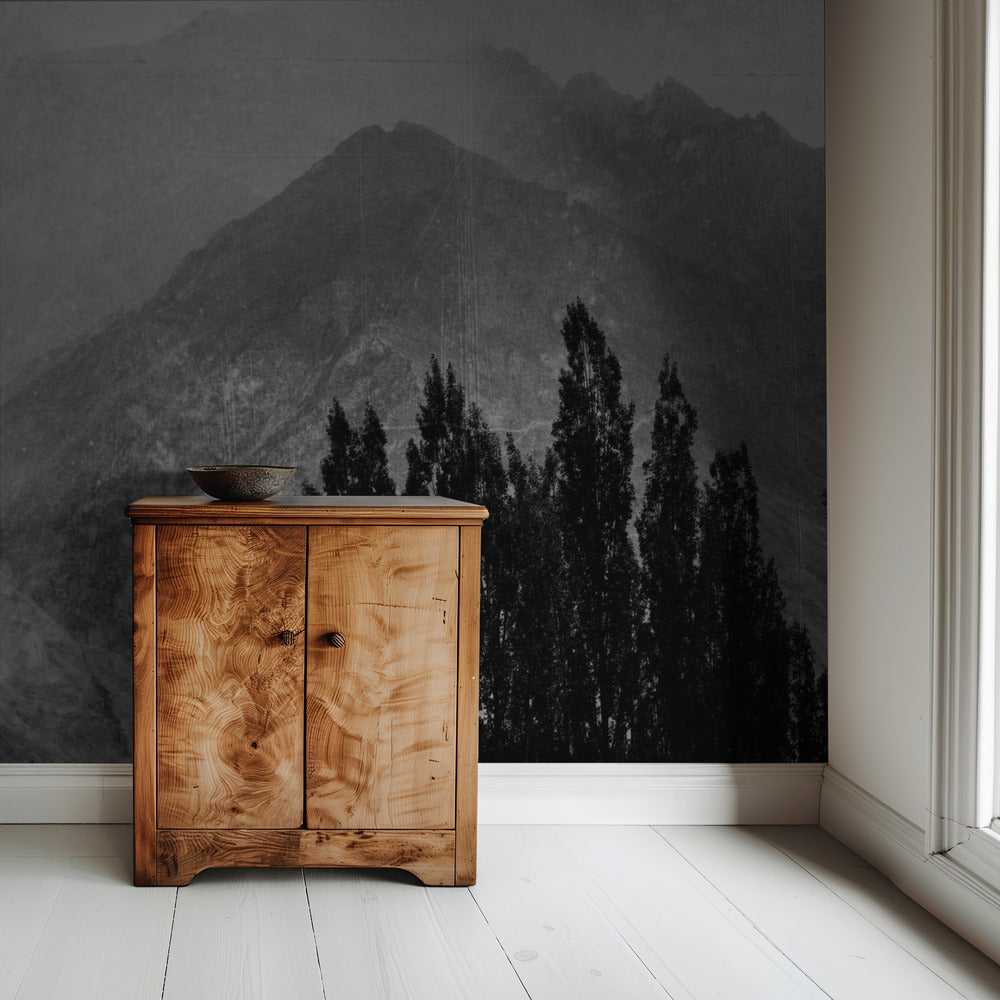 Trees in the mountains | Wallpaper