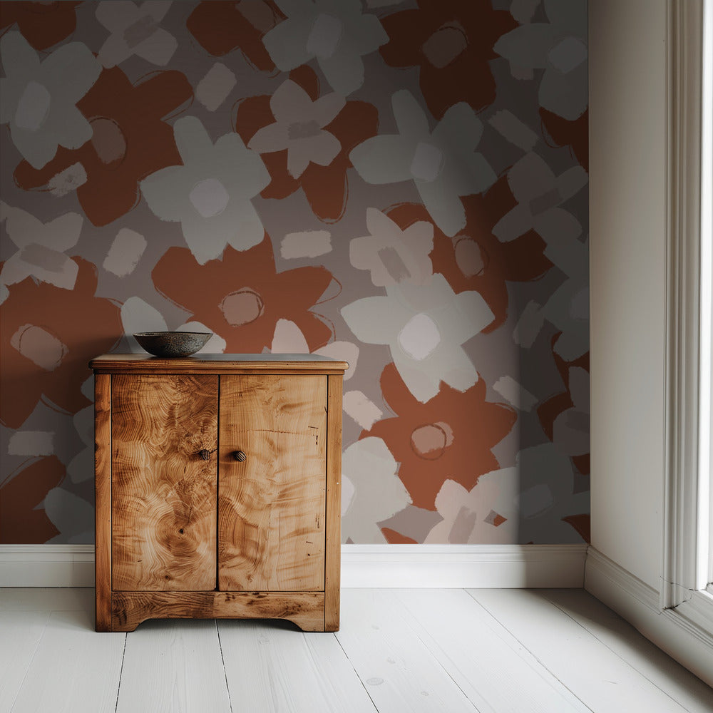 Floral Harmony Burst | Wallpaper