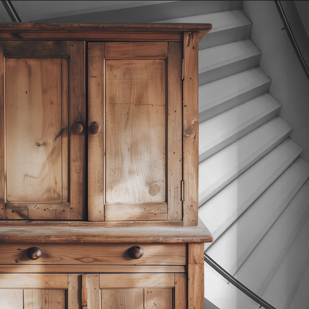 B&W staircase | Wallpaper