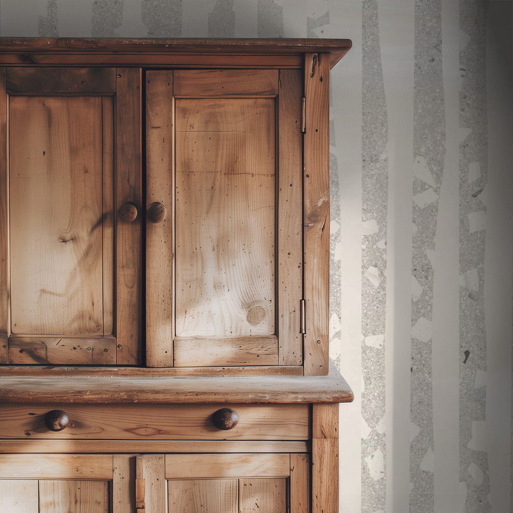 Vertical Gray And White Stripes | Wallpaper