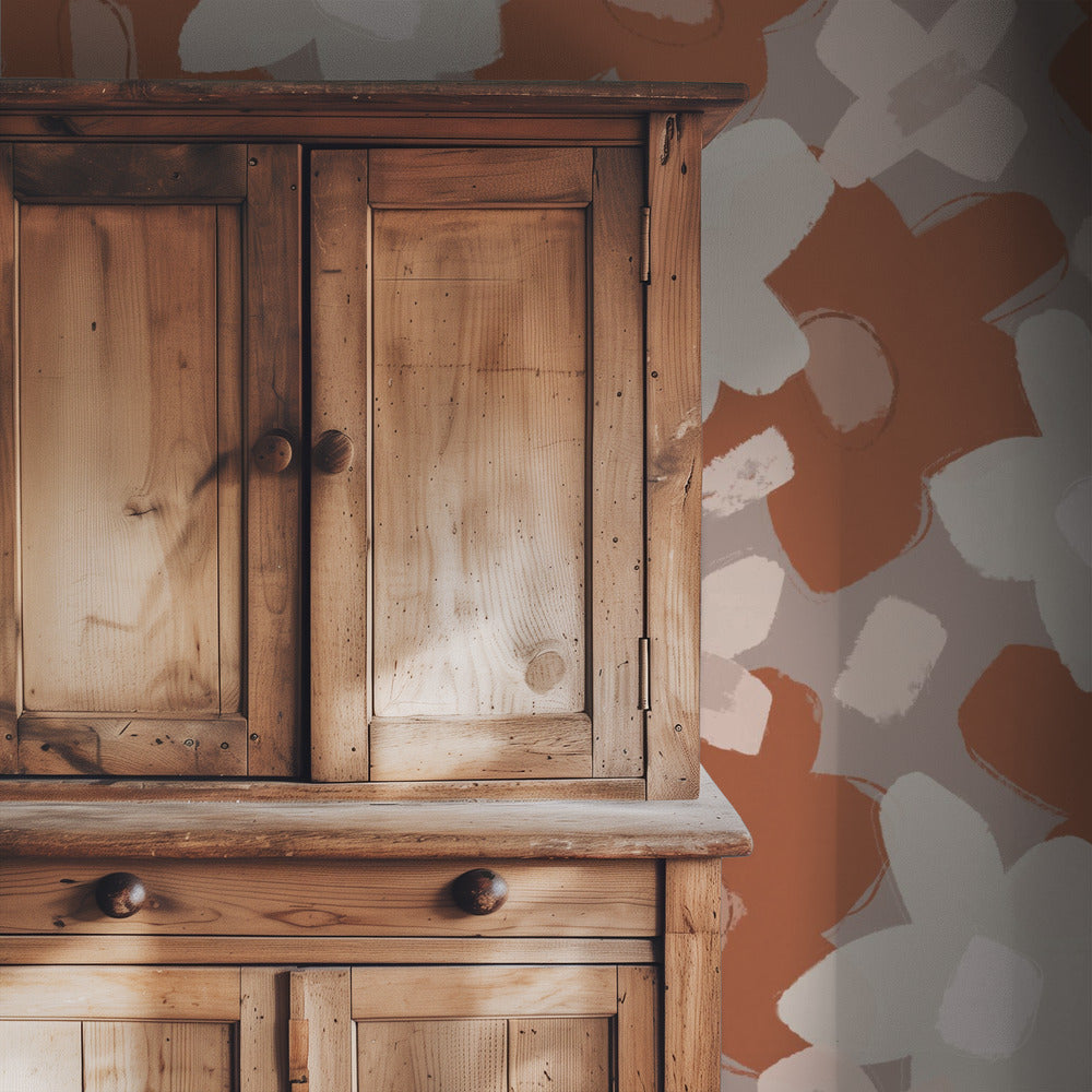 Rustic Blossom Field | Wallpaper