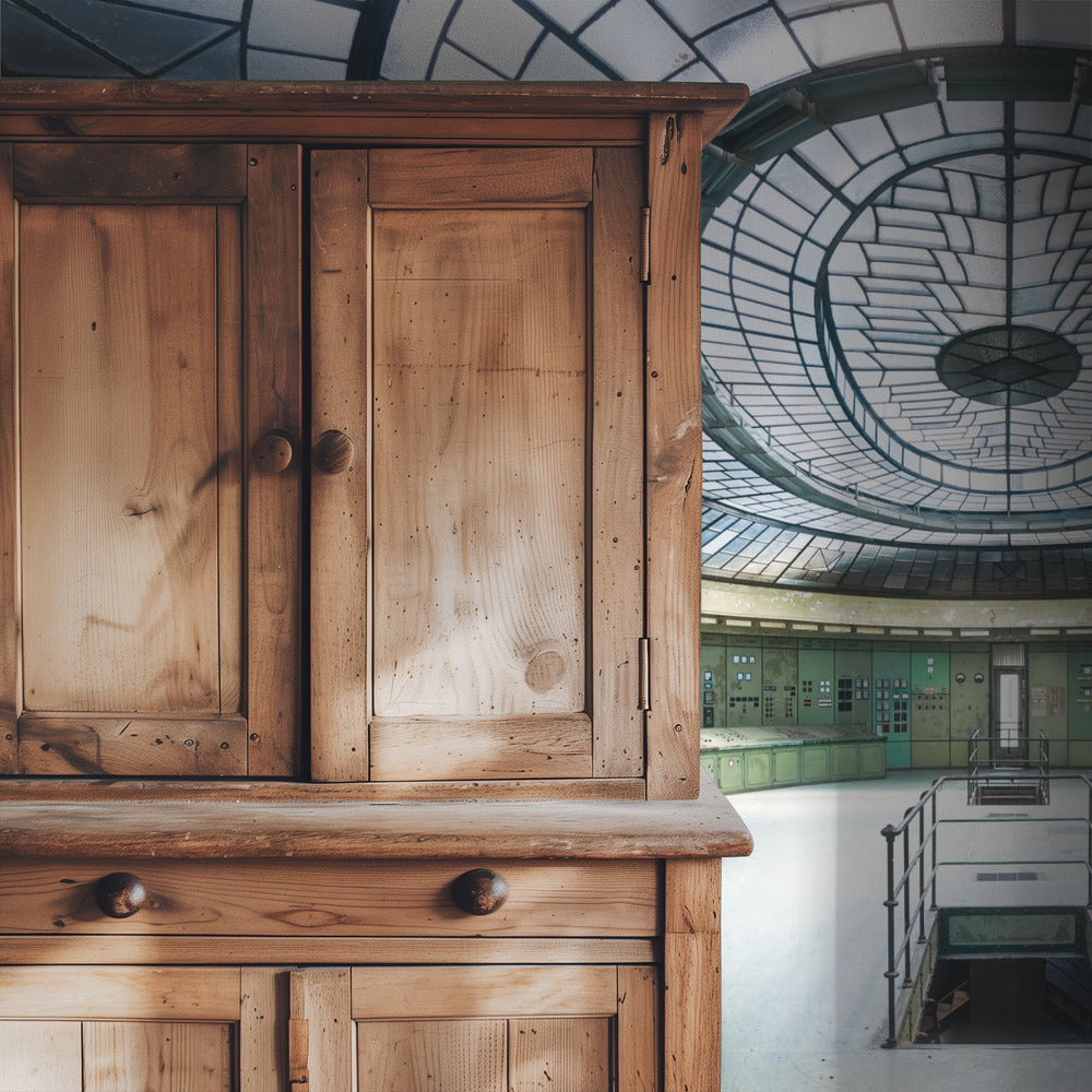 Abandoned Art Deco Control Room | Wallpaper