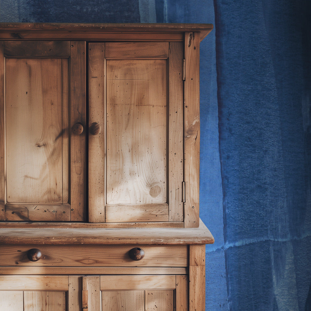 Blue Texture Flowing Vertical Lines | Wallpaper