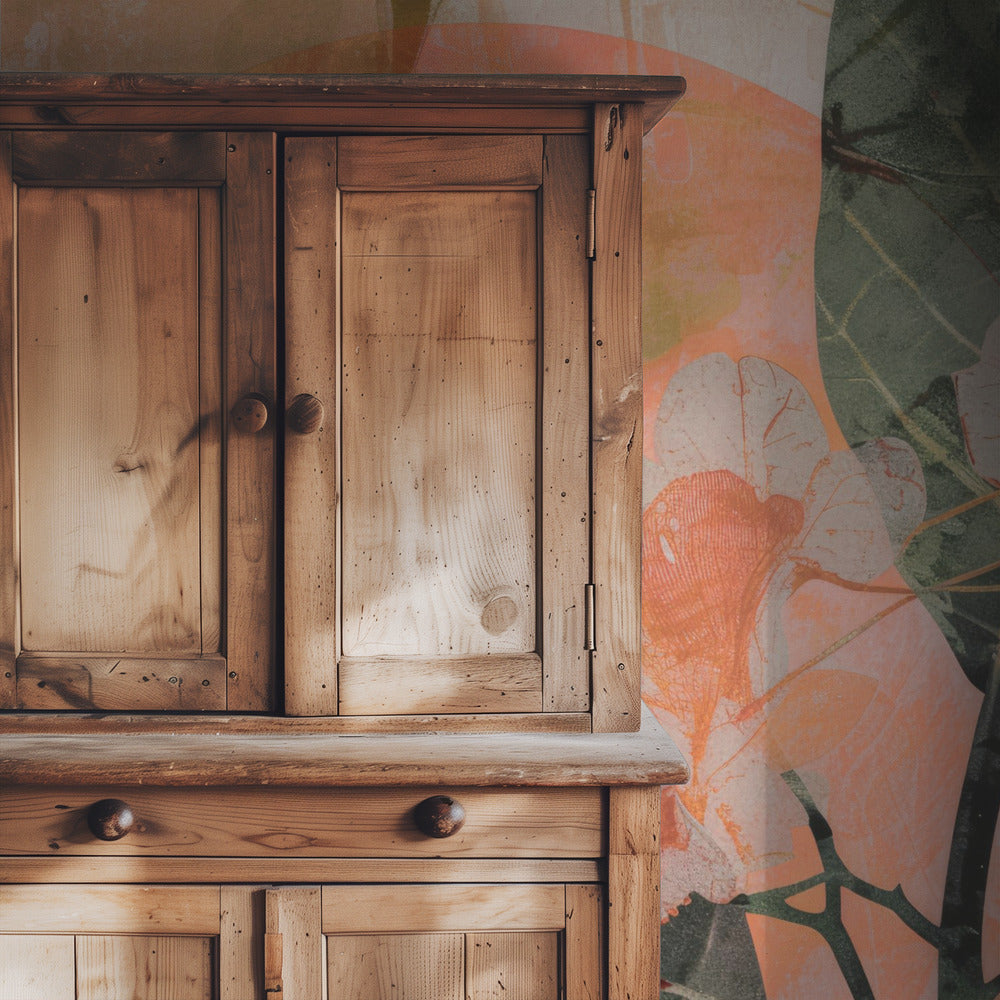 Golden Bloom Fusion | Wallpaper