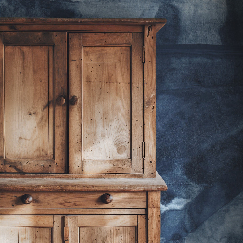 Blue Texture Flowing Vertical Lines | Wallpaper