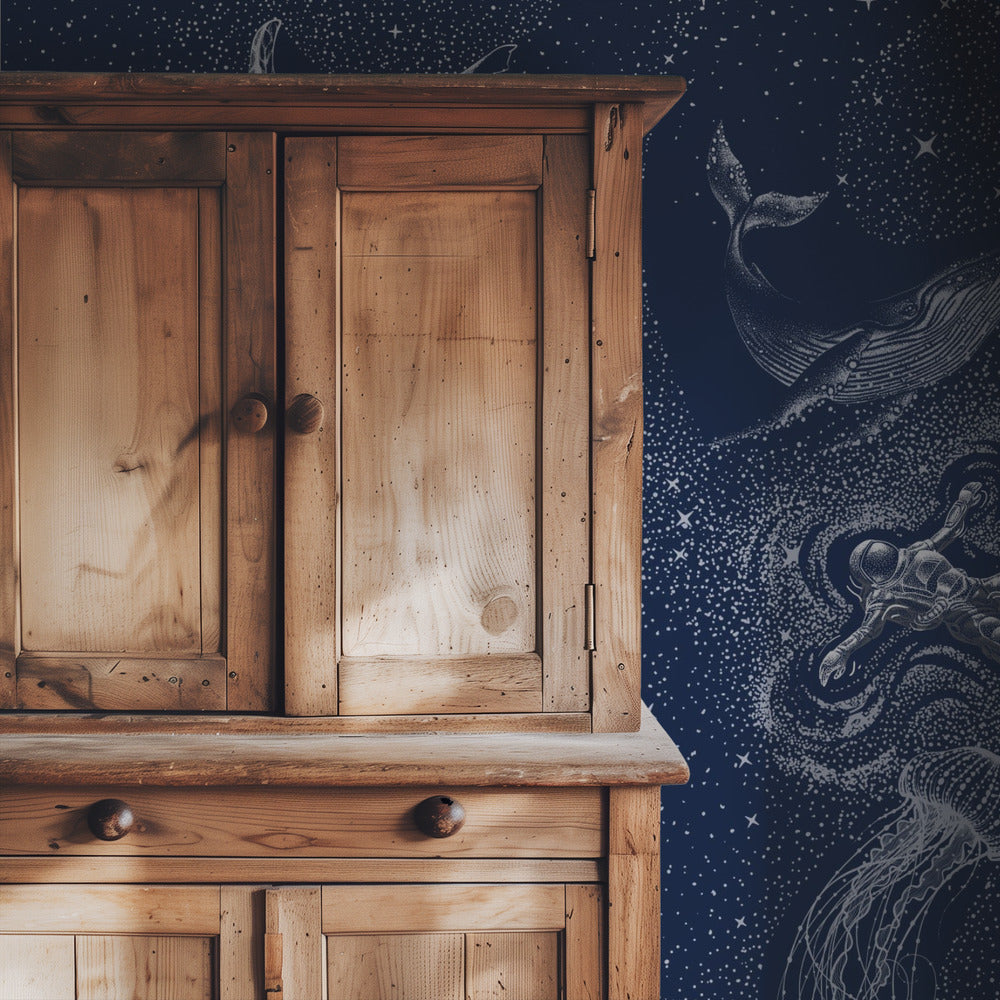 Cosmic Ocean With Astronaut | Wallpaper