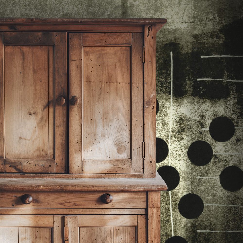 Grayscale Palette With Bold Black And White Dots | Wallpaper