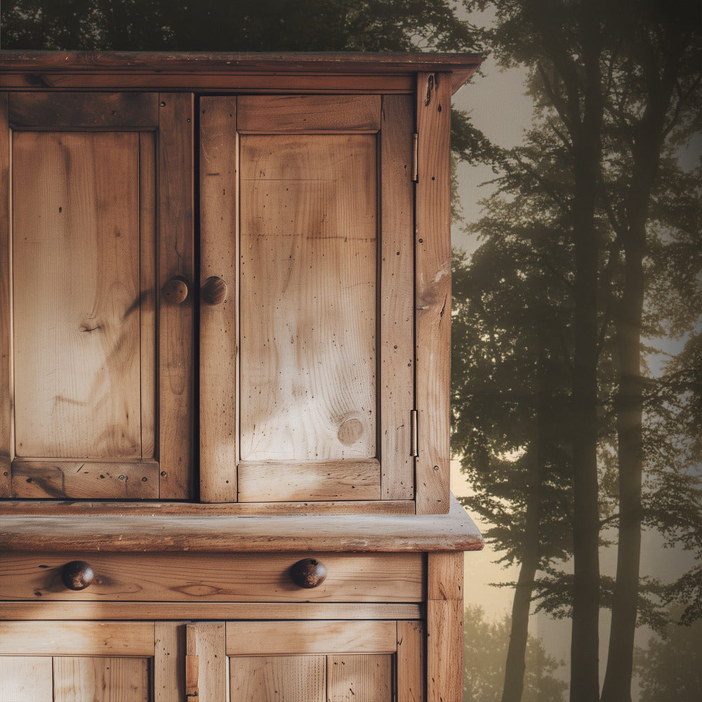 Deer in the morning mist. | Wallpaper