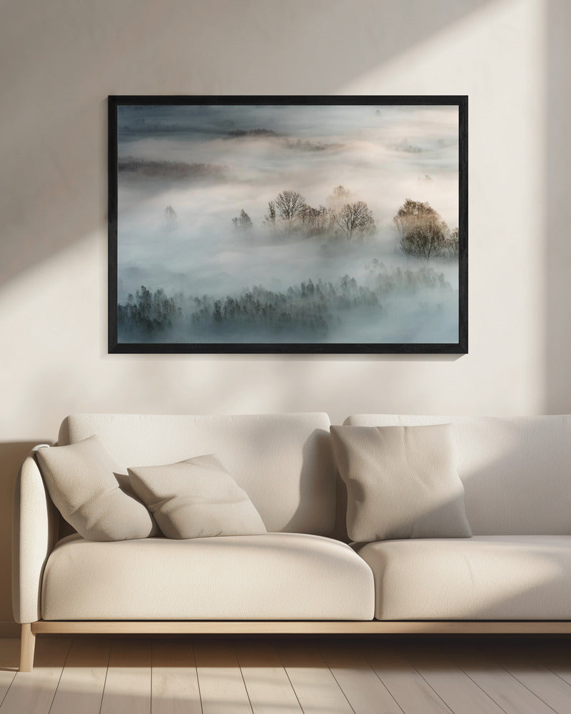 Winter fog | Canvas
