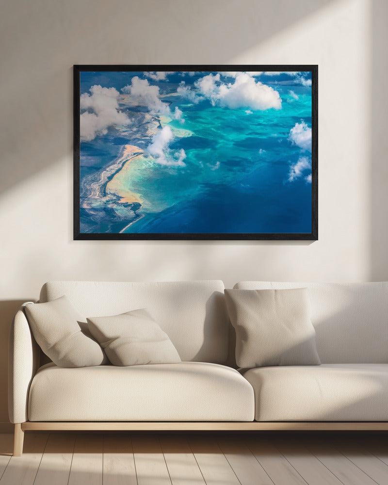 Sand Beach meets ocean | Canvas