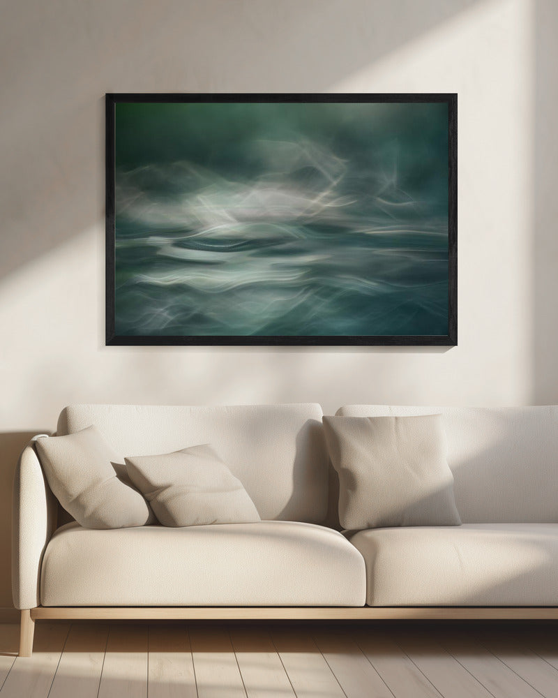 Northern winter lights | Canvas