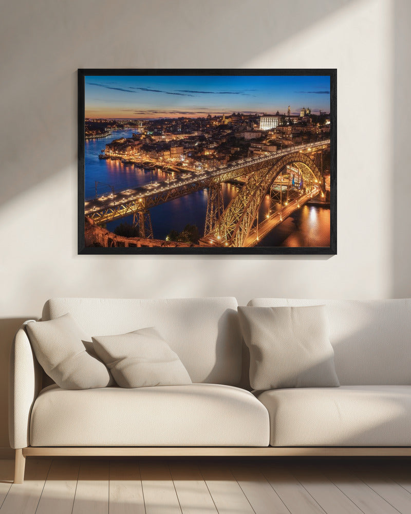 Portugal - Porto Blue Hour | Canvas